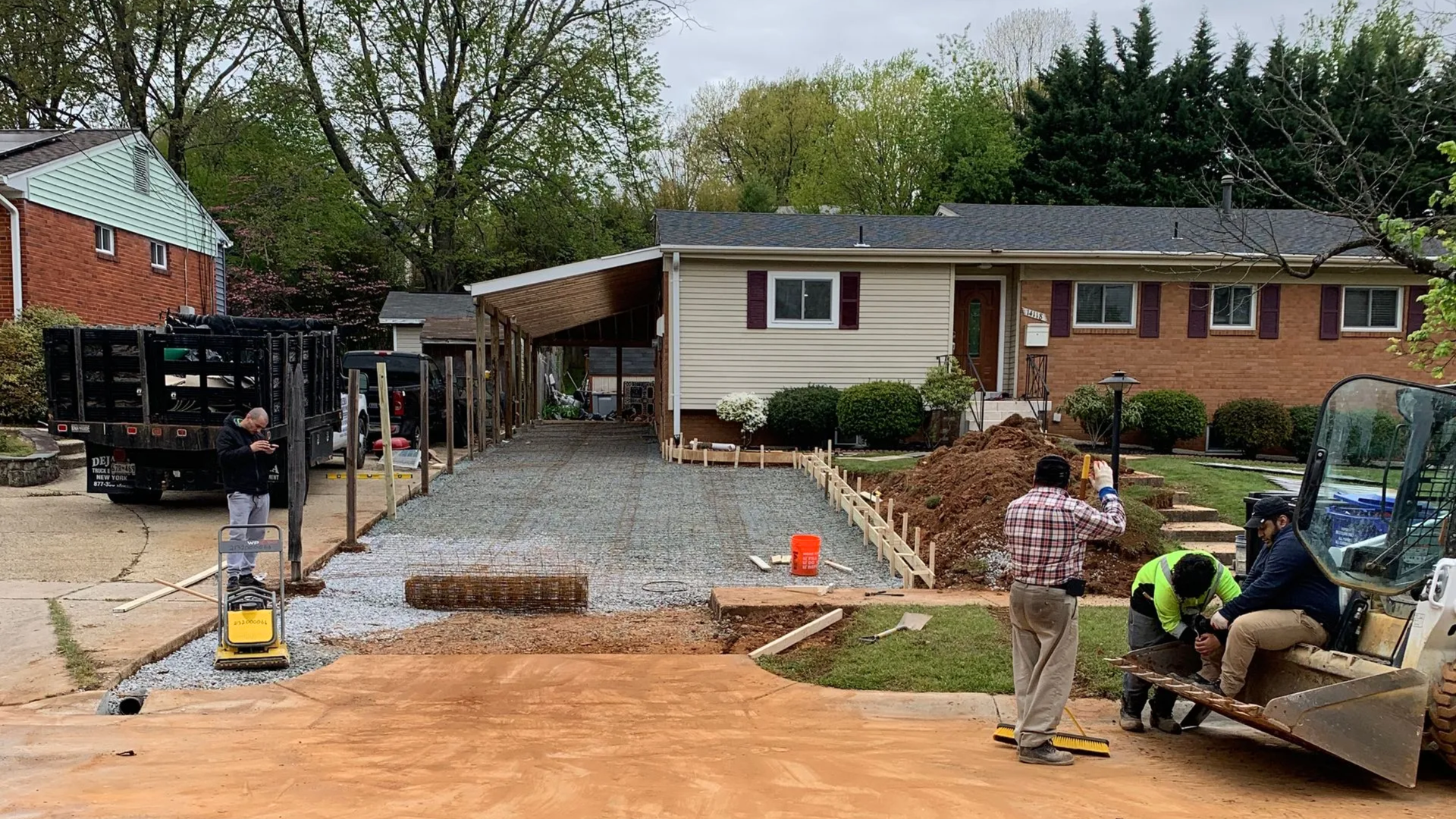 Residential concrete services by Ambull Concrete in Prince George’s County