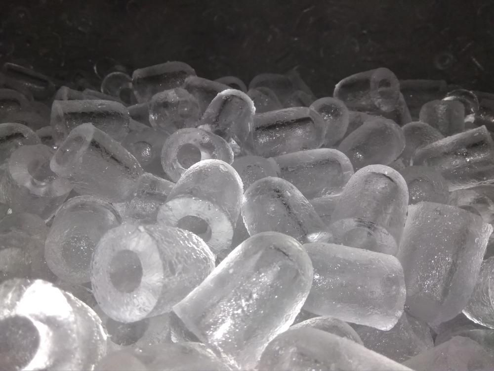 A Pile of Ice Cubes with Holes in Them — Cool Blue Ice & Water in Walgett, NSW