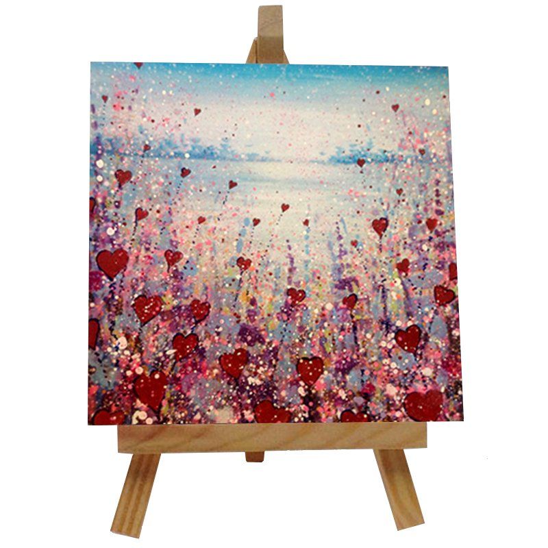 Love Flowers, Valentines art gifts, North east local artist, Love art gift, romantic gifts 