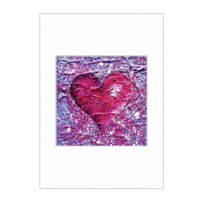 Love Purple framed mini print, Valentines gifts North east, Valentines heart gifts, Love art, Local artist, North East