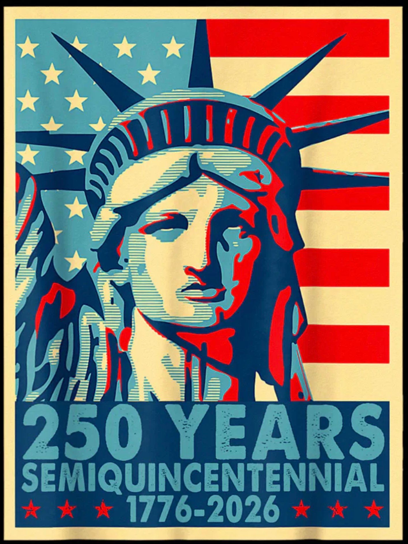 250 Years. Semi-quincentennial. 1776-2026