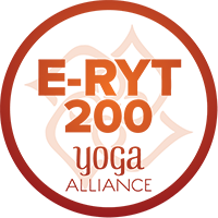 Yoga Alliance E-RYT 200 certificate