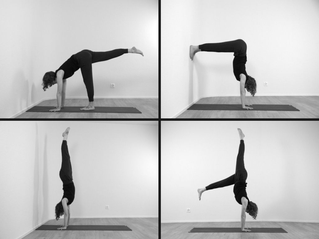 Handstand-Abfolge