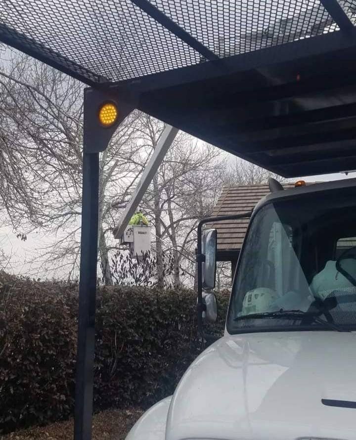 Tree Trimming Truck At The Garage | Naches, WA | Trickinnex Tree Trimming & Falling LLC