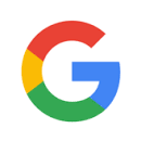 Colorful Google logo: red, yellow, green, and blue
