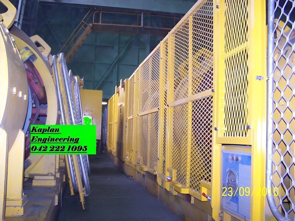 Industrial Machinery With Yellow Safety Enclosures — Kaplan Engineering Pty Ltd In Bowen, QLD