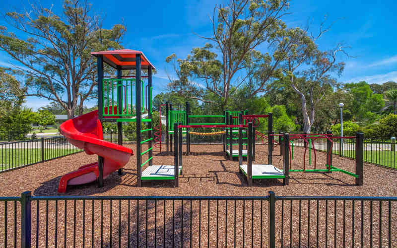 Playground In The Caravan Park — Caravan Park in Woombah, NSW
