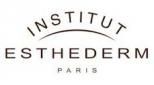 Le logo de l'institut esthederm paris est noir et blanc.