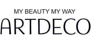 Le logo de ma beauté à ma façon artdeco est noir et blanc.