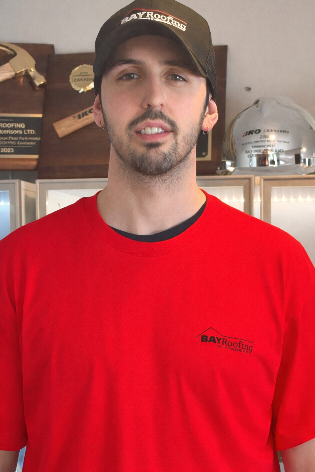 A white silhouette of a person against a gray background.