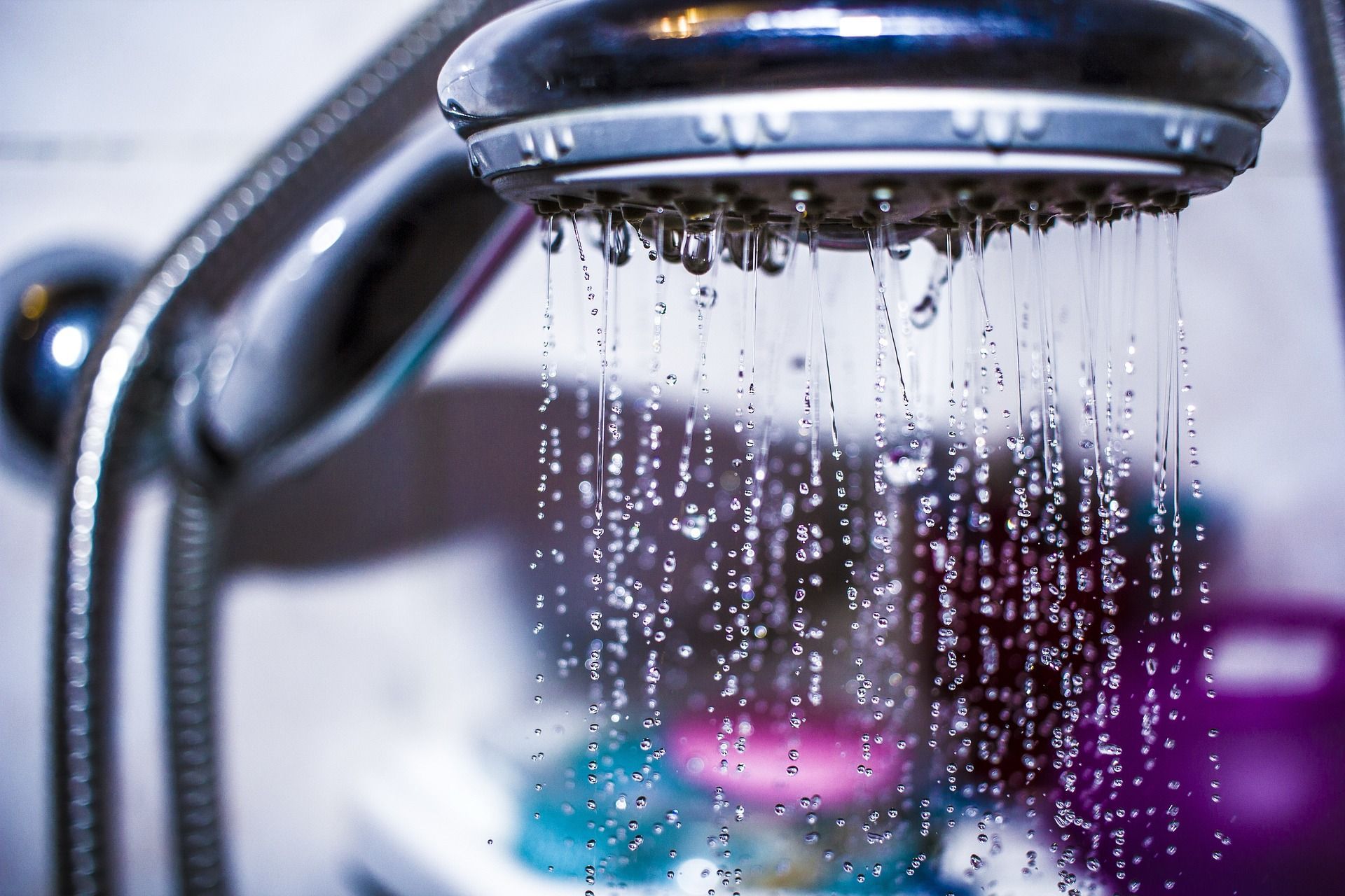 what causes low water pressure in a shower