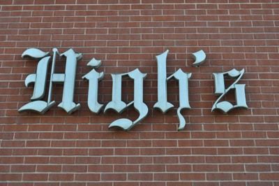 Signage at High Funeral Home in McMinnville, TN.