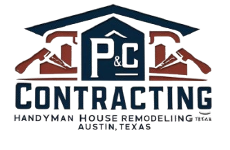 A logo for a handyman house remodeling company in Austin Texas