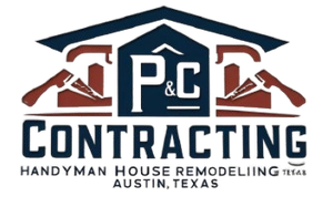 A logo for a handyman house remodeling company in Austin Texas