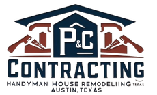A logo for a handyman house remodeling company in Austin Texas