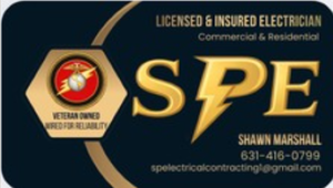 LocalSplash Electricians logo with orange and blue lightning bolt icon and blue-orange text