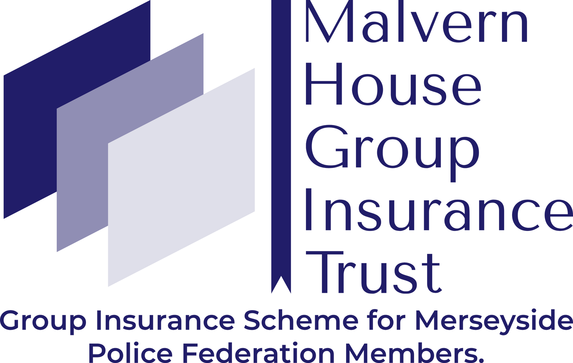 The malvern house group insurance trust logo is a group insurance scheme for merseyside police federation members.