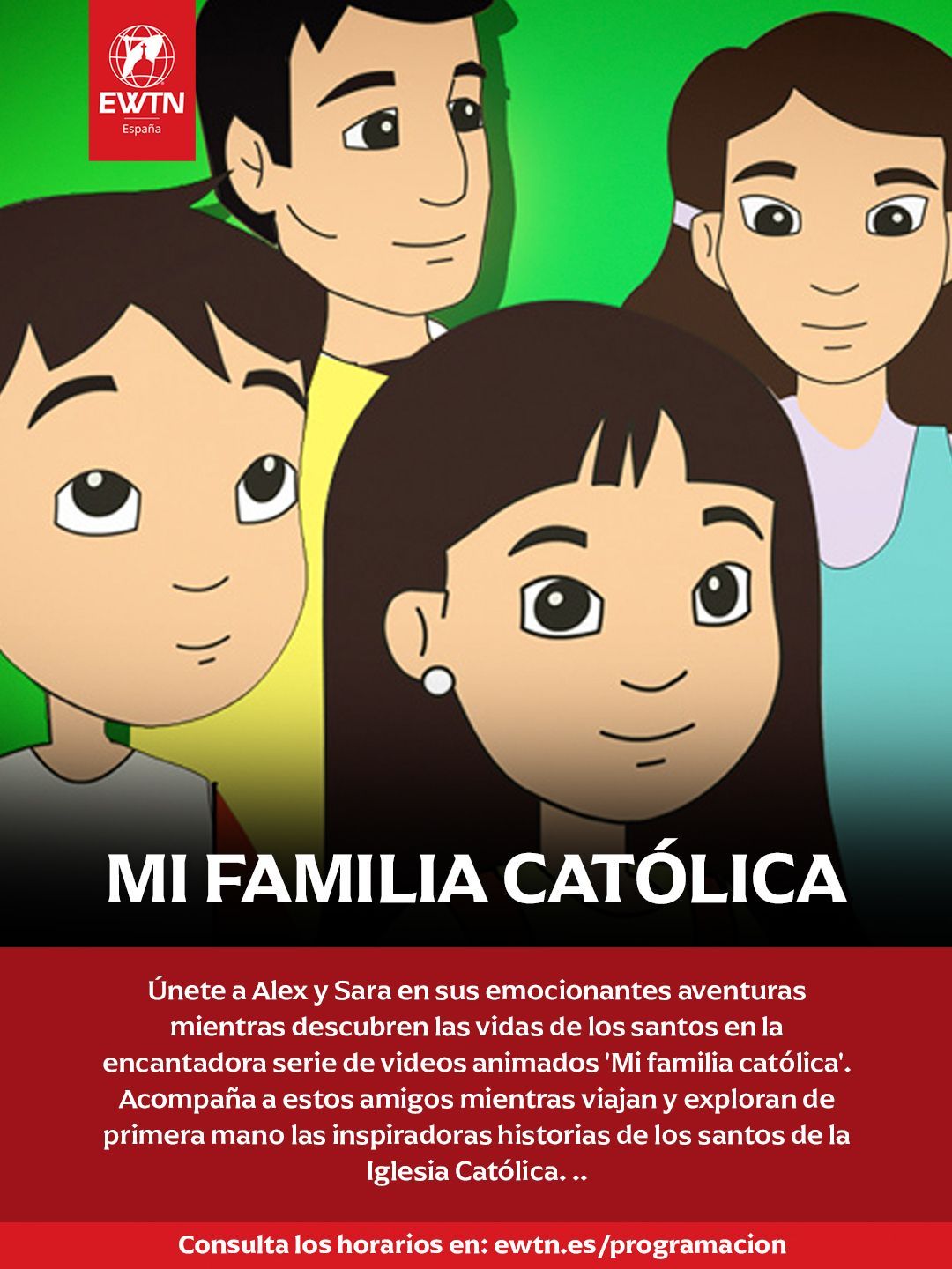 Promotional poster: Woman in white head covering, smiling. Title: