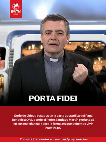 Hombre de traje con teléfono, dentro del cartel de 