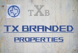 A sign that says tx branded properties on it