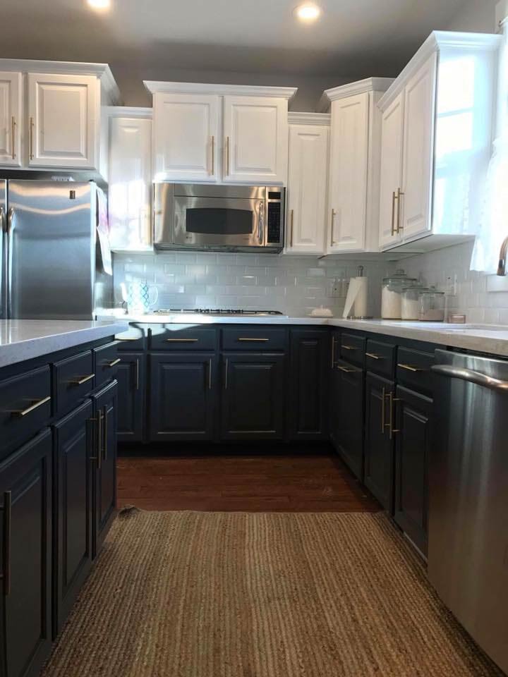 Newly Installed Kitchen Cabinet - Painted Cabinets in Sandy, UT