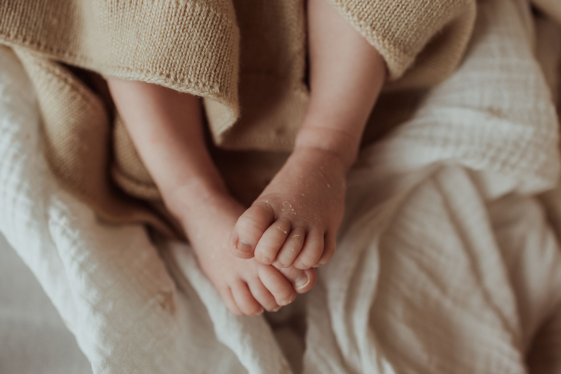 Newbornshoot babyvoetjes