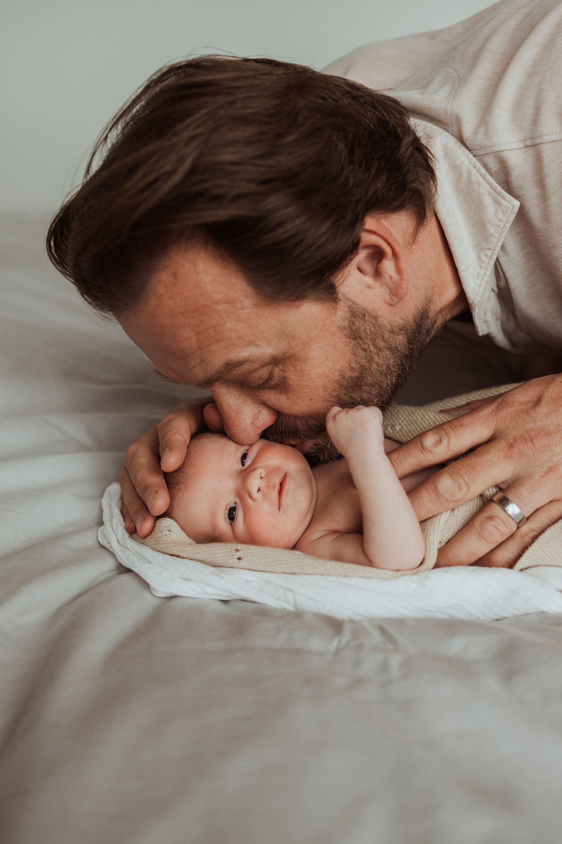 Newbornshoot lifestyle vader dochter