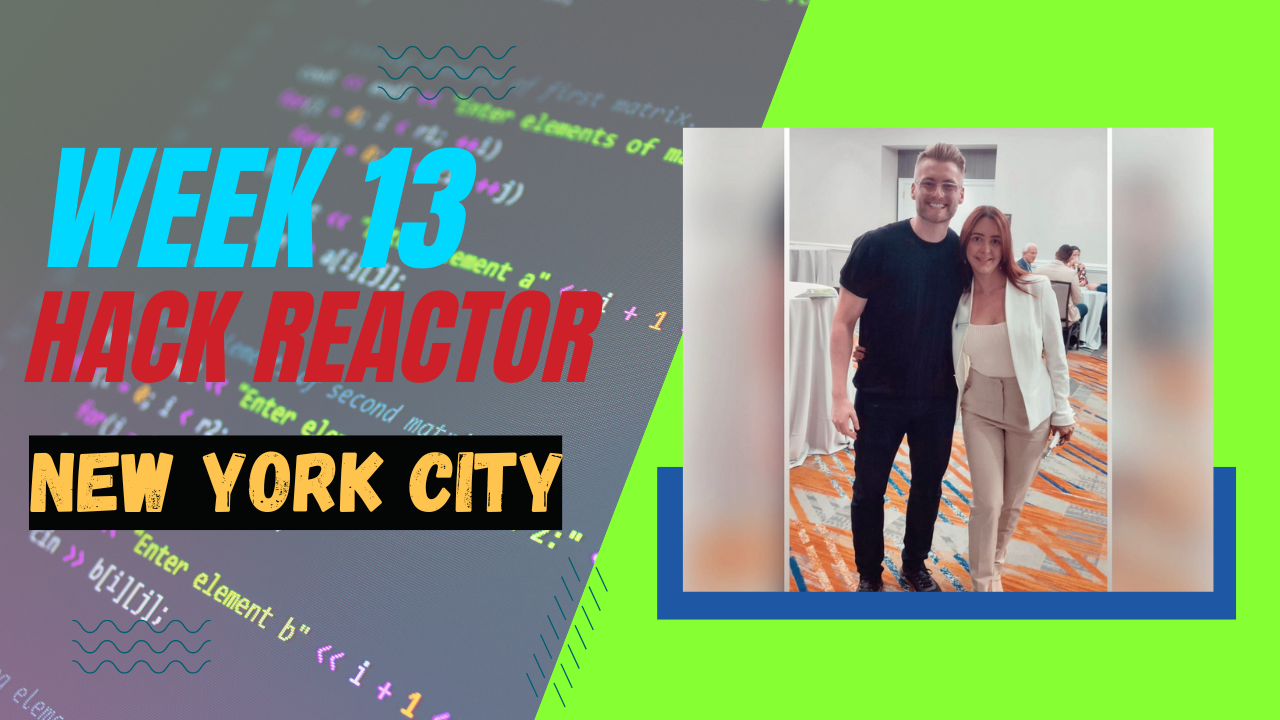 From New York City and the start to Module 3 in Hack Reactor coding bootcamp