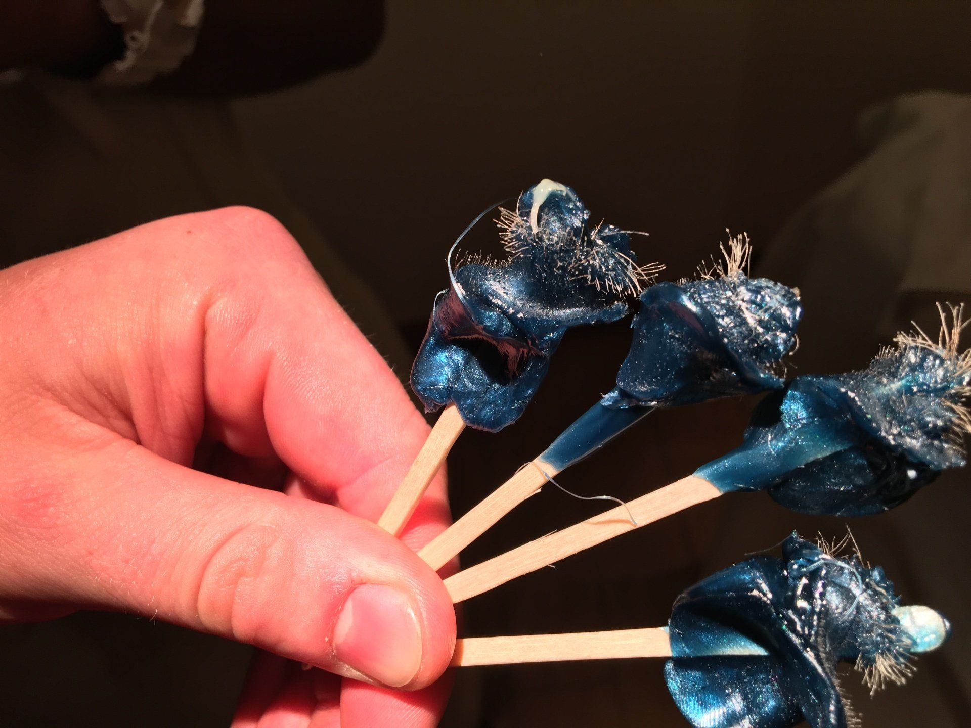 Xander Clemens with Iris after having my nose hair waxed