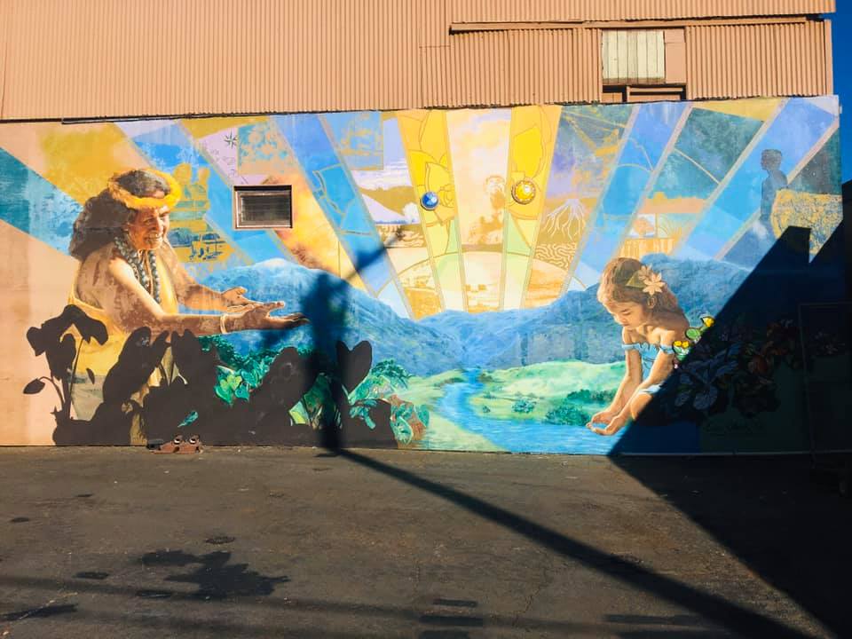 Mural in Wailuku, Hawaii