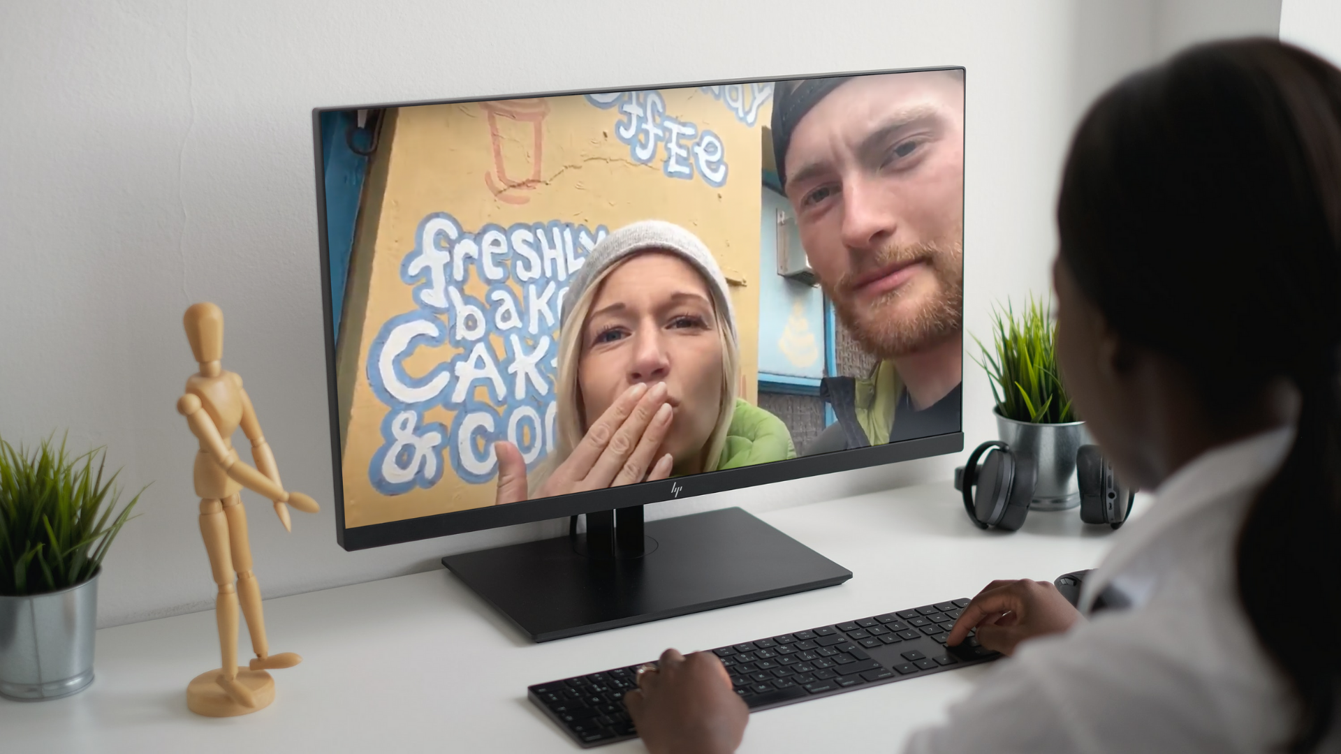 Asking the question,