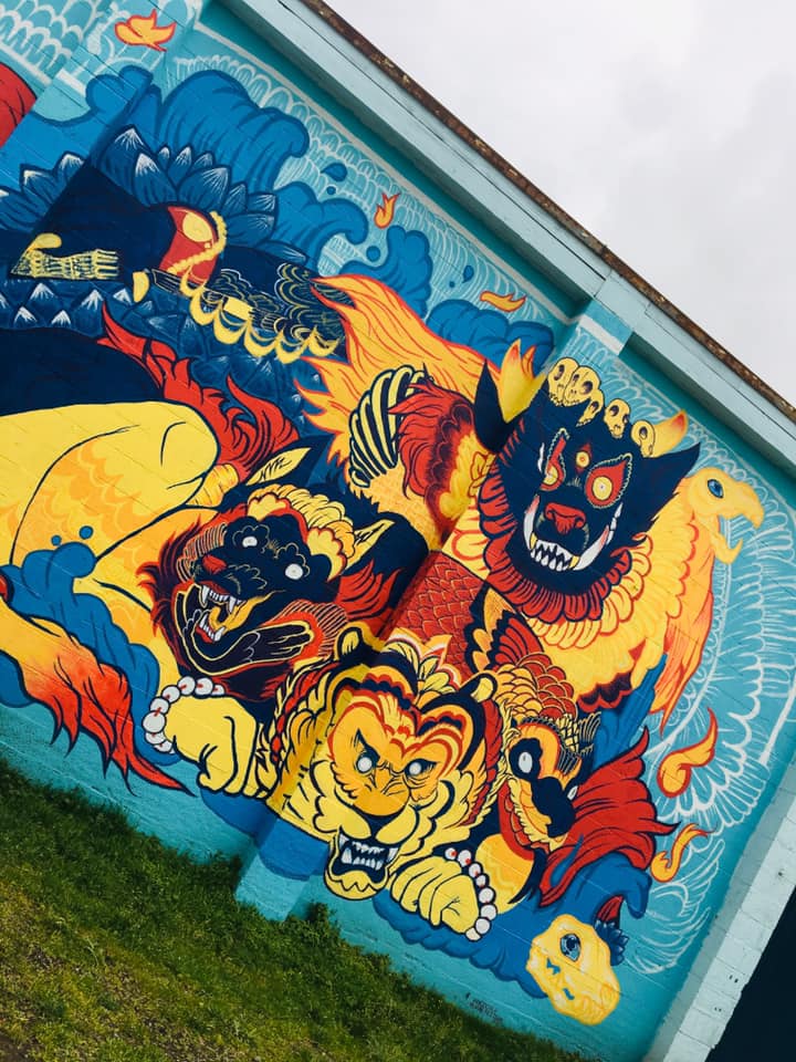 Street art in Vancouver, Canada