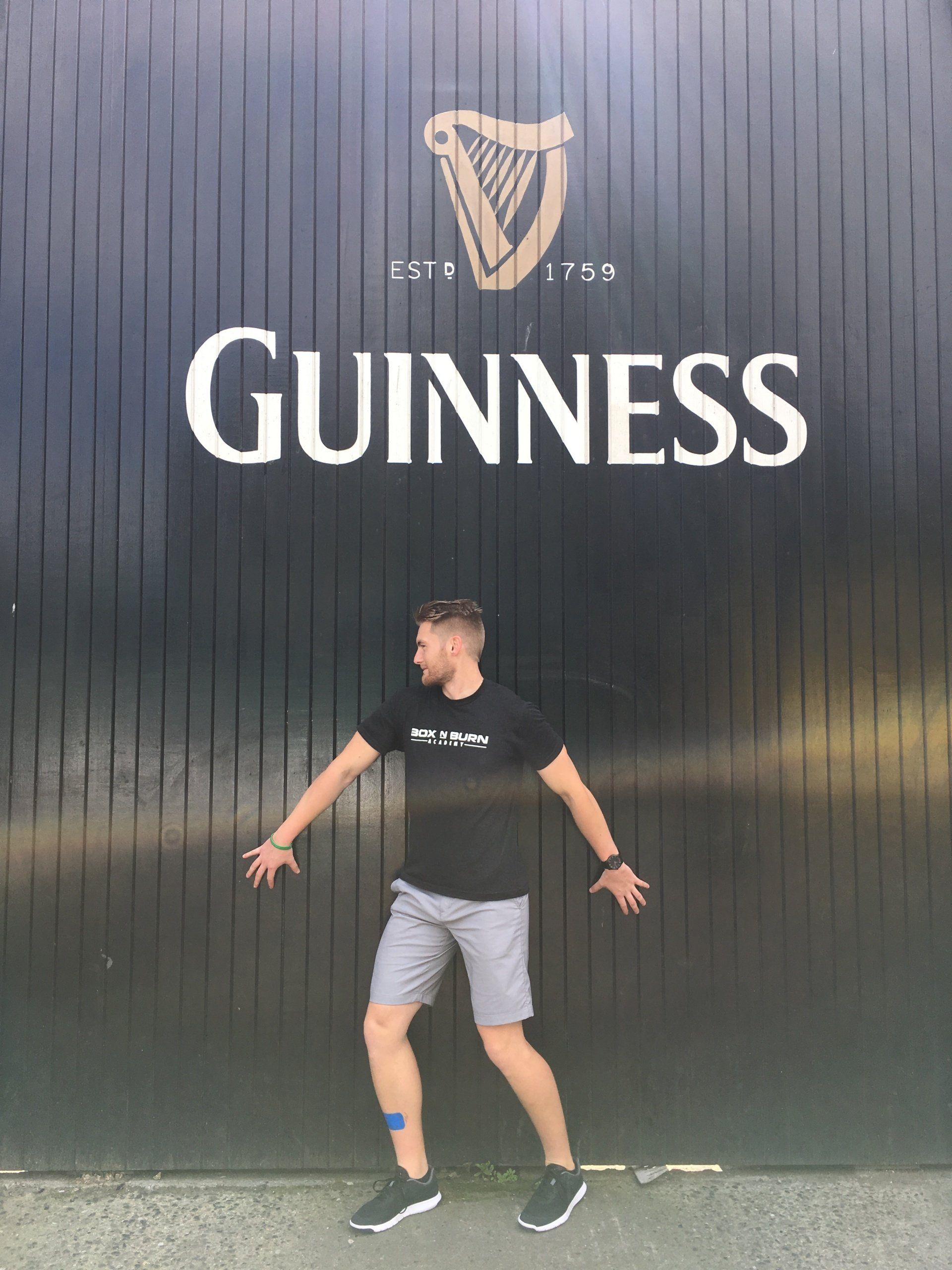 Xander Clemens is in Dublin at the Guinness factory