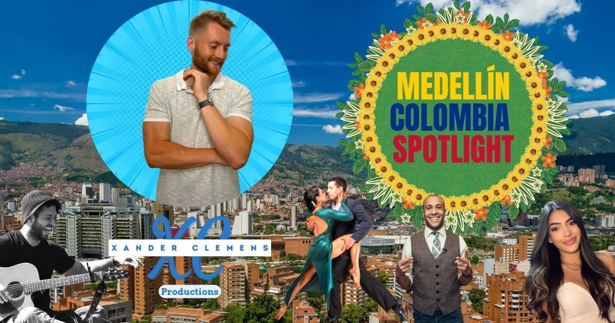 Xander Clemens is in Medellín, Colombia producing the Medellín, Colombia Spotlight with Samed Guitars, Tangolombia, Jonny Cann and Juliana Gaviria