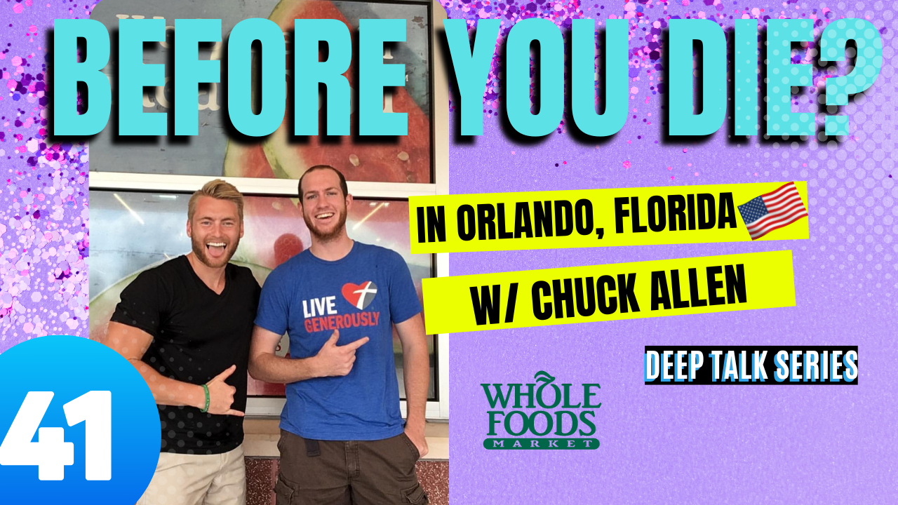 Xander Clemens is in Orlando, Florida with Chuck Allen at Whole Foods and the deep talk series