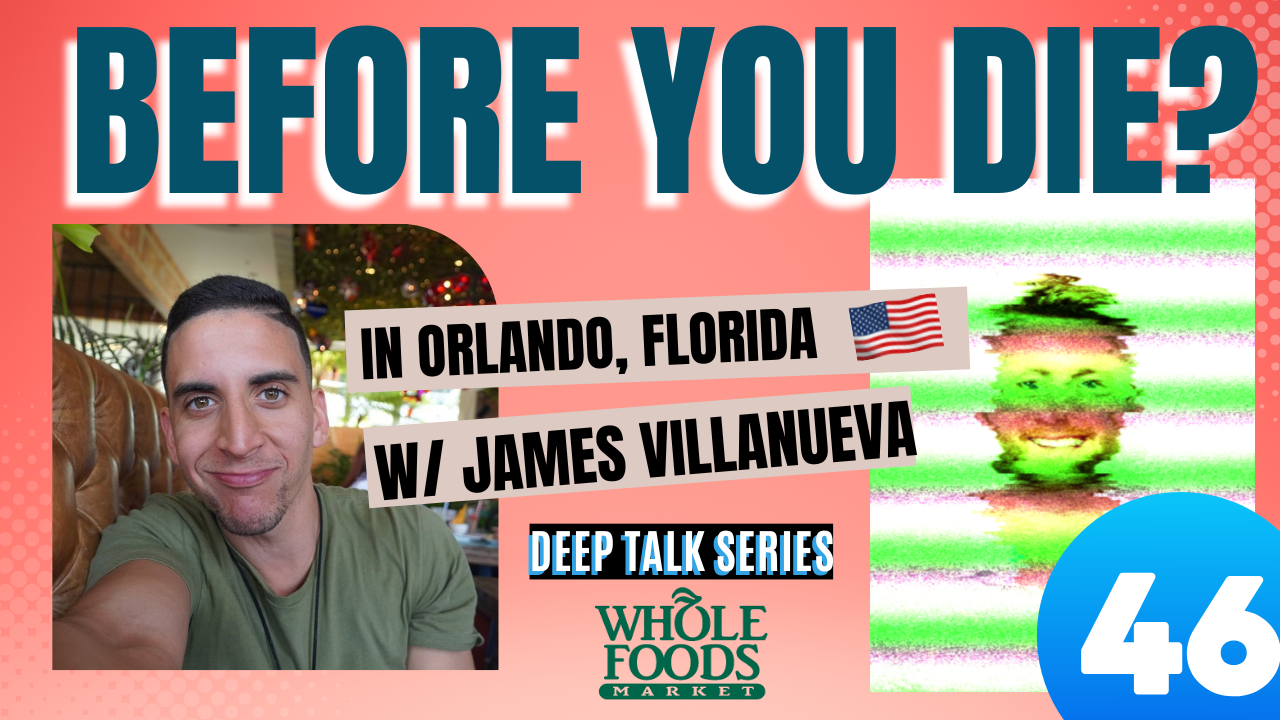 Xander Clemens is in Orlando, Florida with James Villanueva at Whole Foods and the deep talk series