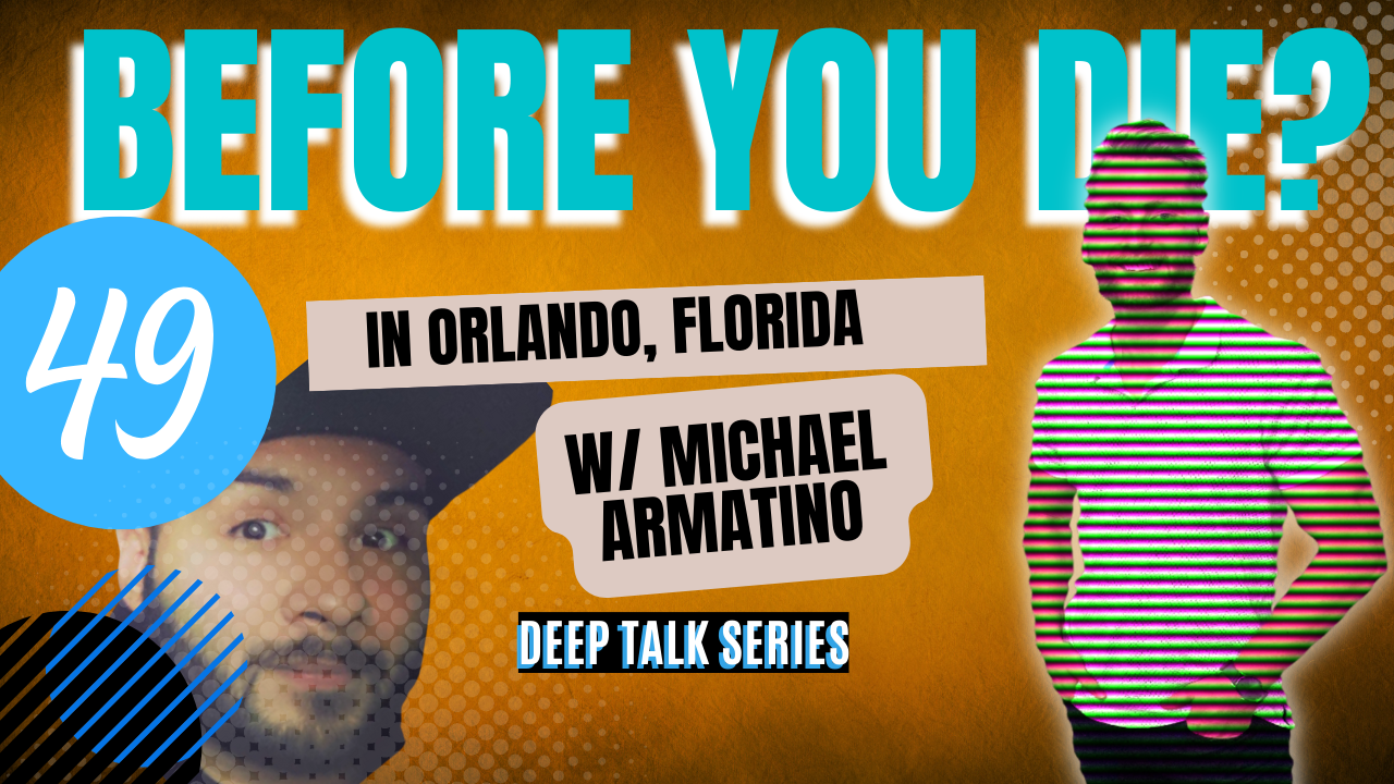 Xander Clemens is in Orlando, Florida with Michael Anthony Armatino and the deep talk series