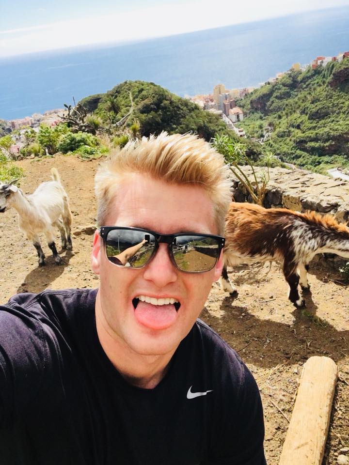 Xander Clemens is in the Canary Islands 2