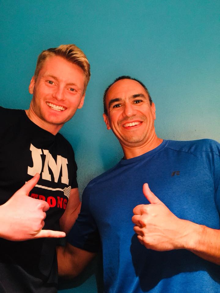 Xander Clemens is with Abel Navarro in Orlando, Florida in December