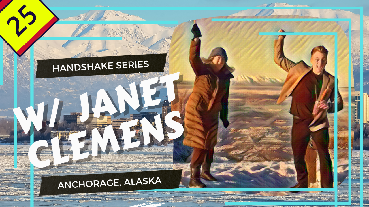 How do you paint Sleeping Lady? Handshake in Anchorage with Janet Clemens (akpots)