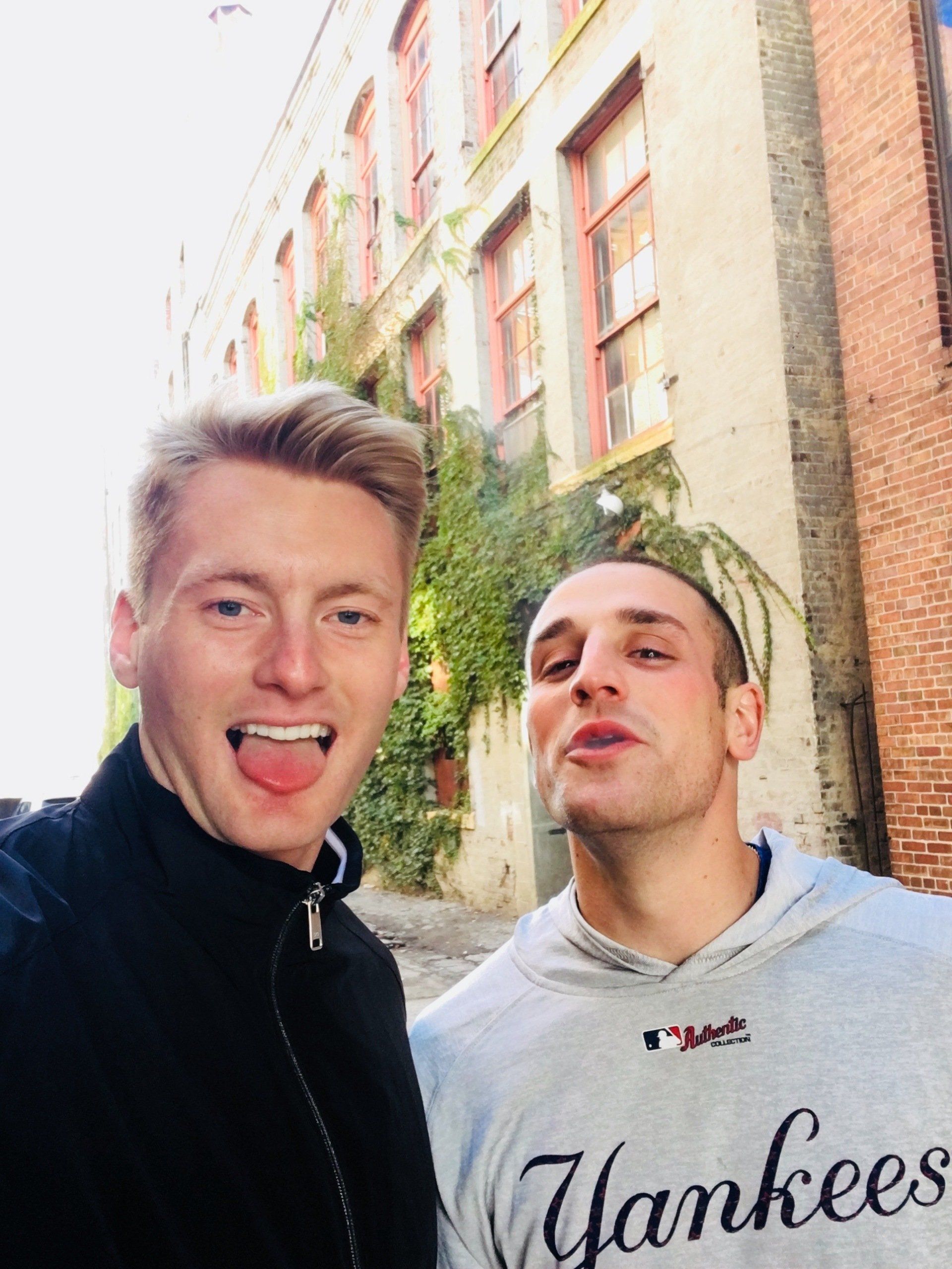 Xander Clemens with Luke Schnellbaecher in Omaha, Nebraska