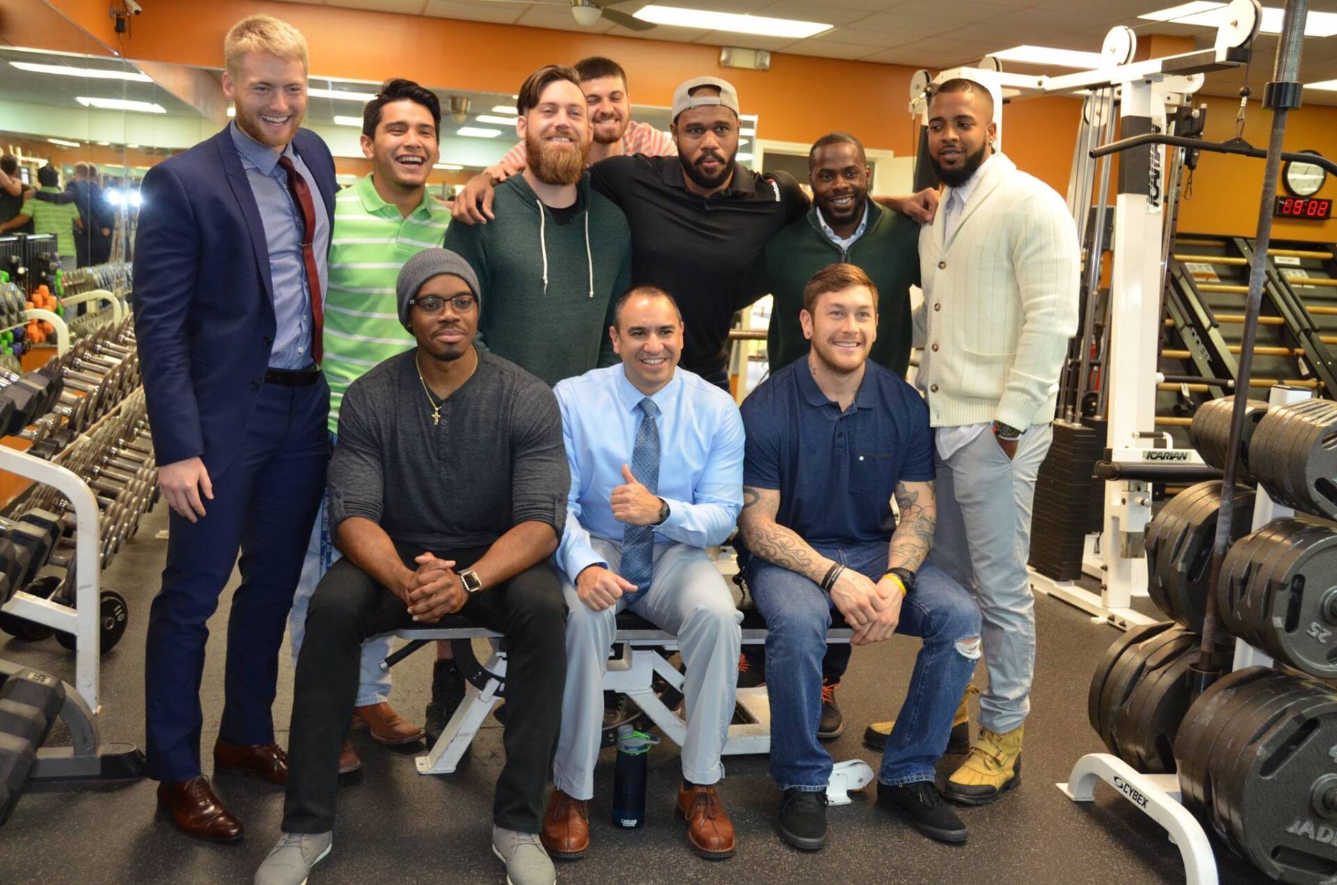 Xander Clemes is with Abel Navarro on graduation day from NPTI in Orlando, Florida