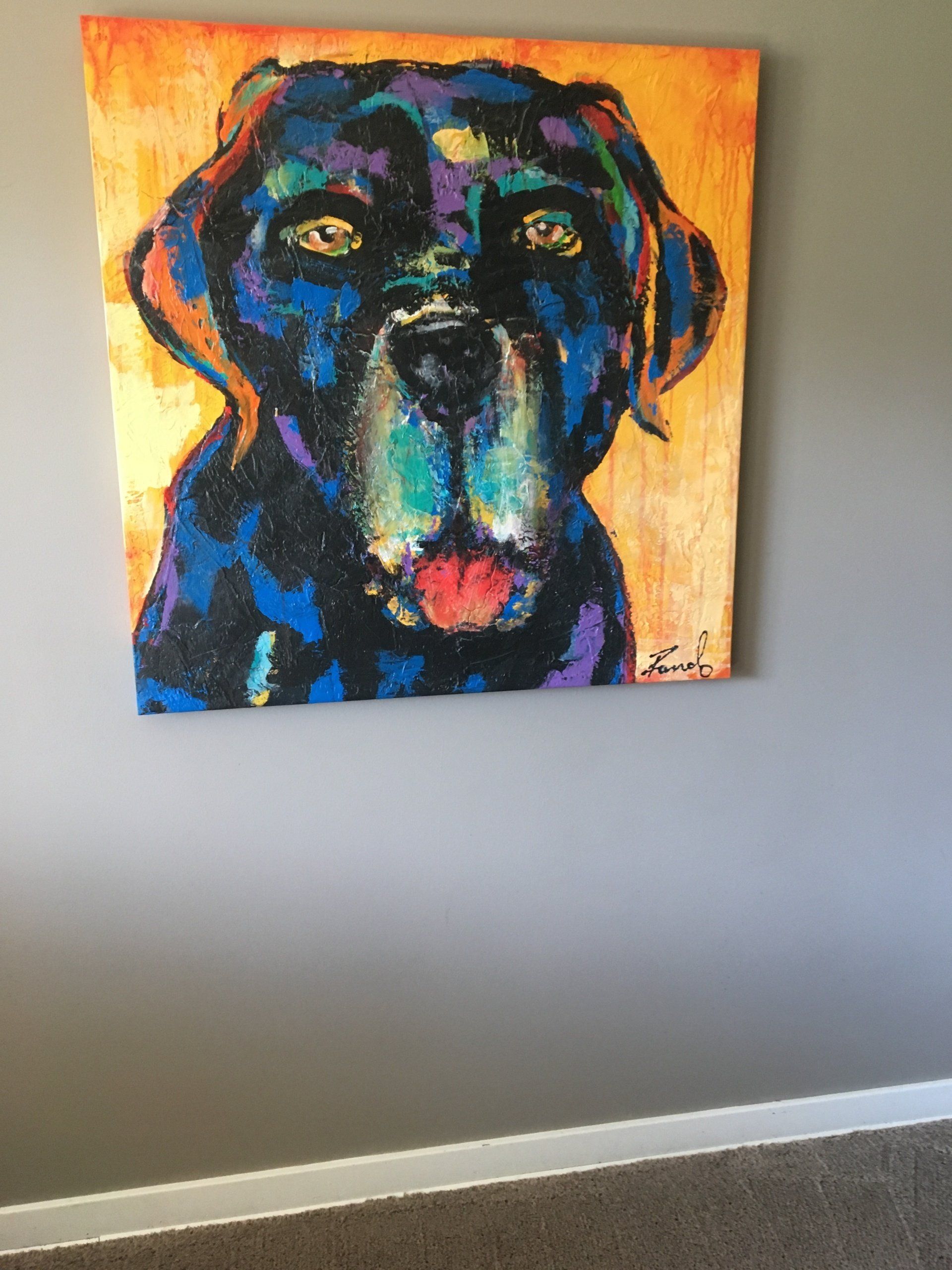 Photo of Jax the english mastiff