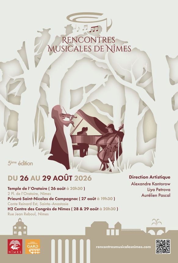 Affiche Rencontres Musicales de Nîmes 2025