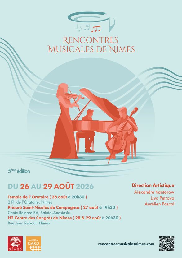 Affiche Rencontres Musicales de Nîmes 2025