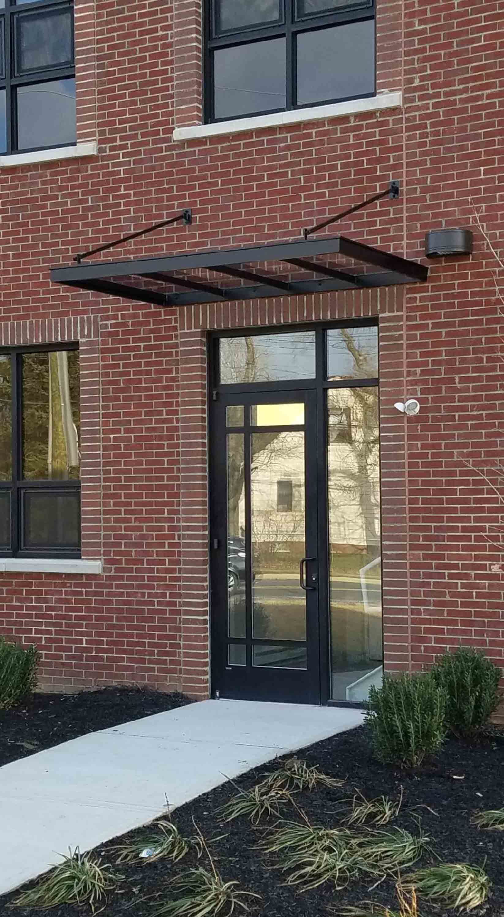 Newly Installed Clear Canopy — Brick, NJ — DUNE Awning Fabrication