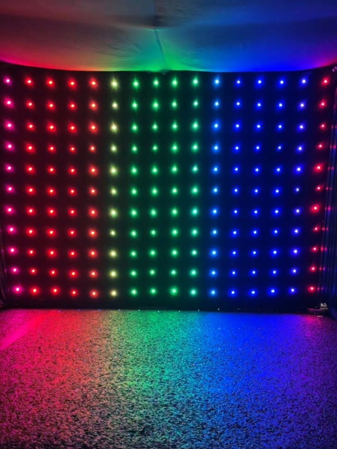 LED Starlight backdrop hire Manchester