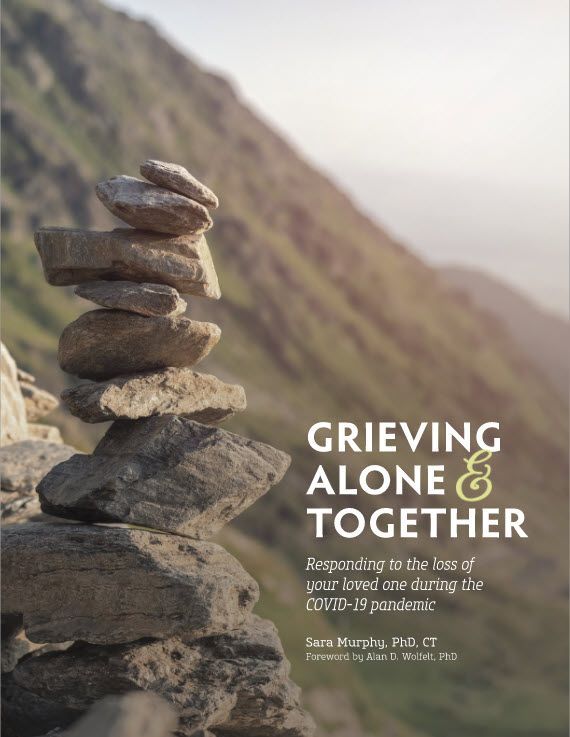 a book titled grieving alone and together by sara murphy