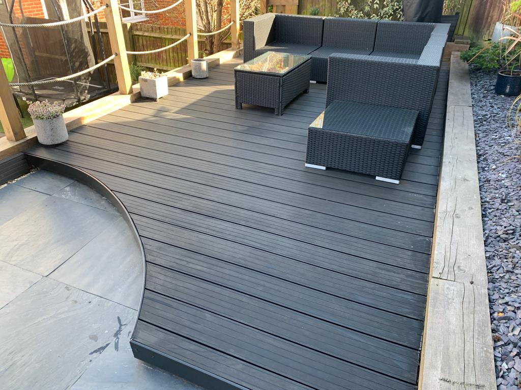 Black Composite Decking