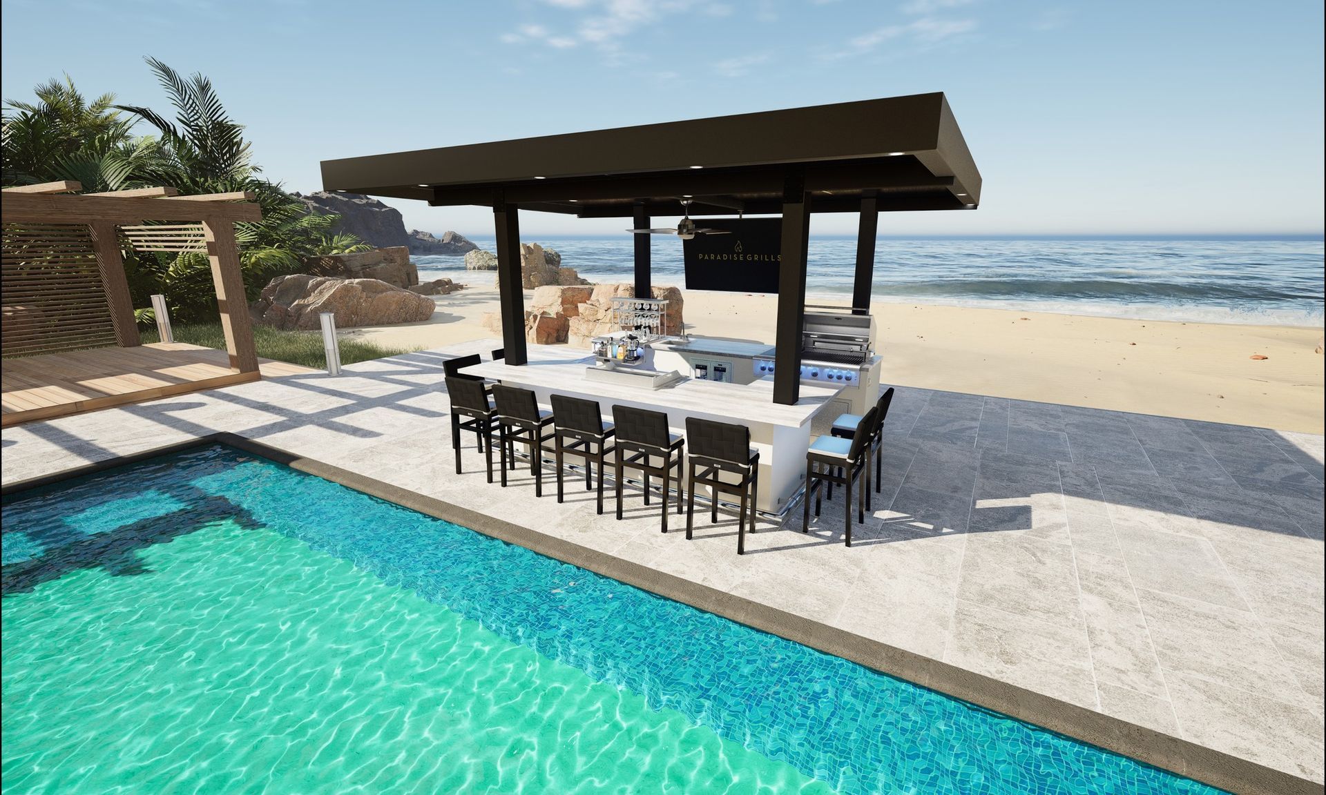 Shades of Paradise — Exton, PA — Grills Outdoor Kitchens